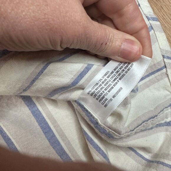 Goodfellow & Co Every Wear Oxford Shirt XXL Slim Fit Striped Button-Up NWT - Picture 6 of 7